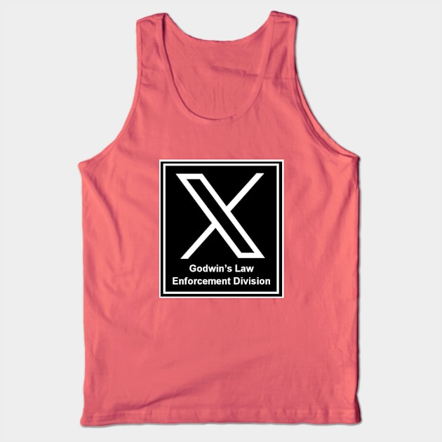 Godwin's Law - Enforcement Division - X (formally Twitter) Tank Top by Starbase79